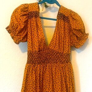 Fall/ Summer Crisp Orange & Black Urbane Outfitters Dress
